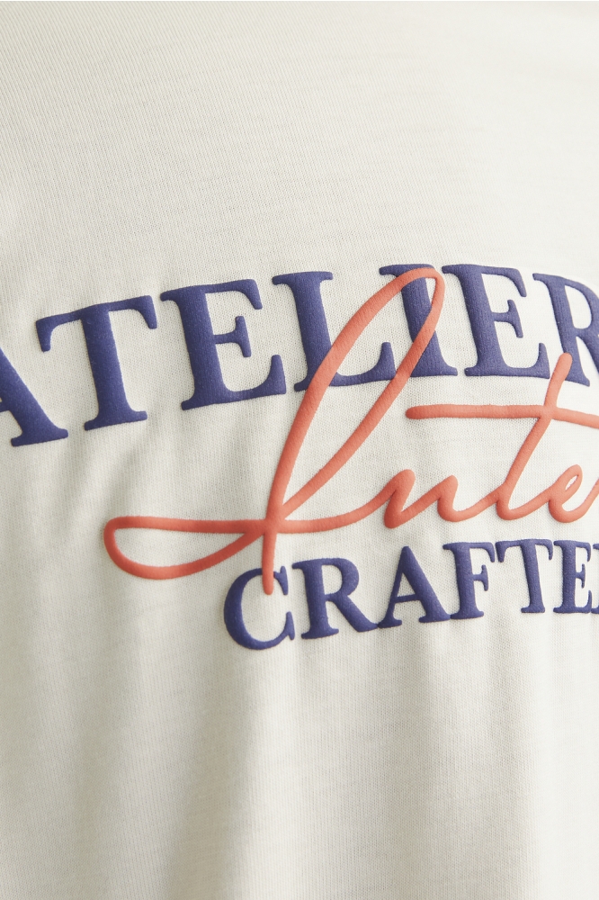 JORISLINGTON TYPE TEE SS CREW NECK 12273640 ANTIQUE WHITE